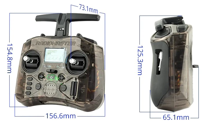 Radiomaster LBT saku untuk EU  - Radiomaster Pocket Elrs M2 ulasan dan harga